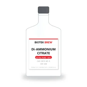 Di-AMMONIUM CITRATE - BioTek Brew laboratory chemical, CAS 3012-65-5, pack sizes 500 gm