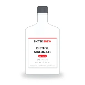 DIETHYL MALONATE - BioTek Brew laboratory chemical, CAS 105-53-3, pack sizes 500 ml - 2.5 Ltr.