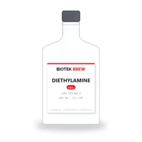 DIETHYLAMINE - BioTek Brew laboratory chemical, CAS 109-89-7, pack sizes 500 ml - 2.5 Ltr.