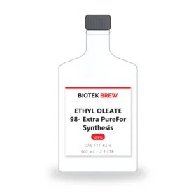 ETHYL OLEATE 98- Extra PureFor Synthesis - BioTek Brew laboratory chemical, CAS 111-62-6, pack sizes 500 ml - 2.5 Ltr.