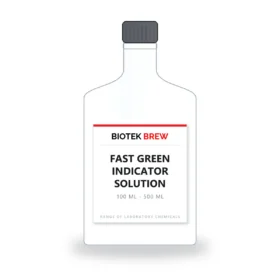 FAST GREEN INDICATOR SOLUTION - BioTek Brew laboratory chemical, pack sizes 100 ml - 500 ml