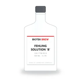 FEHLING SOLUTION 'B' - BioTek Brew laboratory chemical, CAS 7758-99-8, pack sizes 500 ml - 5 Ltr.