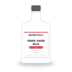 FERRIC OXIDE Black - BioTek Brew laboratory chemical, CAS 1309-37-1, pack sizes 500 gm
