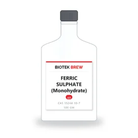FERRIC SULPHATE (Monohydrate) - BioTek Brew laboratory chemical, CAS 15244-10-7, pack sizes 500 gm