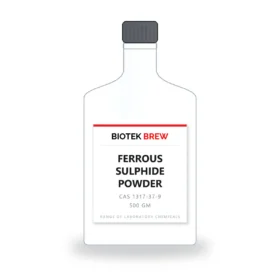 FERROUS SULPHIDE POWDER - BioTek Brew laboratory chemical, CAS 1317-37-9, pack sizes 500 gm