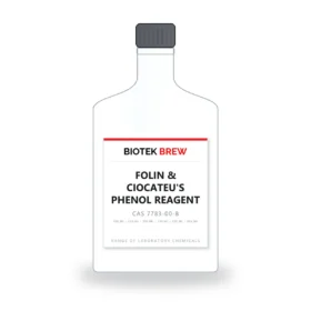 FOLIN & CIOCATEU'S PHENOL REAGENT - BioTek Brew laboratory chemical, CAS 7783-00-8