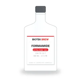FORMAMIDE - BioTek Brew laboratory chemical, CAS 75-12-7, pack sizes 500 ml - 2.5 Ltr.