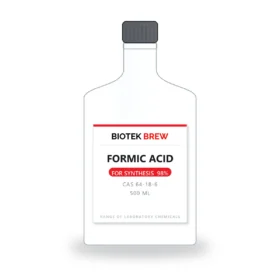 FORMIC ACID - BioTek Brew laboratory chemical, CAS 64-18-6, pack sizes 500 ml