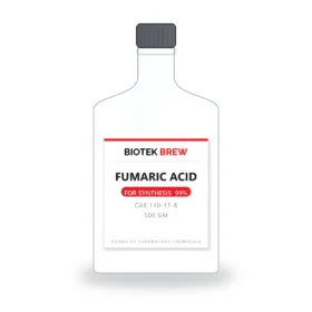 FUMARIC ACID - BioTek Brew laboratory chemical, CAS 110-17-8, pack sizes 500 gm
