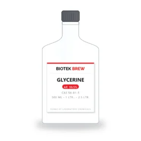 GLYCERINE - BioTek Brew laboratory chemical, CAS 56-81-5, pack sizes 500 ml - 1 Ltr.. - 2.5 Ltr.