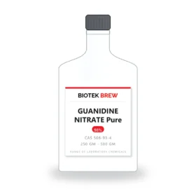 GUANIDINE NITRATE Pure - BioTek Brew laboratory chemical, CAS 506-93-4, pack sizes 250 gm - 500 gm