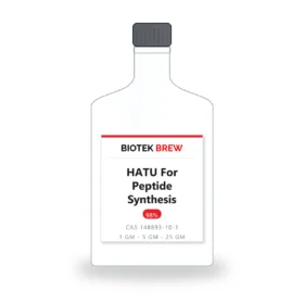 HATU For Peptide Synthesis - BioTek Brew laboratory chemical, CAS 148893-10-1, pack sizes 1 gm - 5 gm - 25 gm