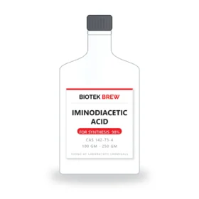IMINODIACETIC ACID - BioTek Brew laboratory chemical, CAS 142-73-4, pack sizes 100 gm - 250 gm