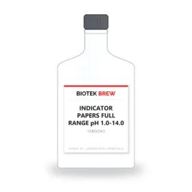 INDICATOR PAPERS FULL RANGE pH 1.0-14.0 - BioTek Brew laboratory chemical, pack sizes 10Books