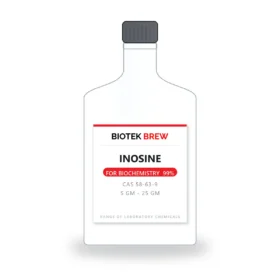 INOSINE - BioTek Brew laboratory chemical, CAS 58-63-9, pack sizes 5 gm - 25 gm