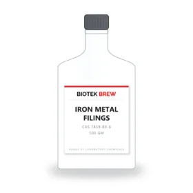 IRON METAL FILINGS - BioTek Brew laboratory chemical, CAS 7439-89-6, pack sizes 500 gm