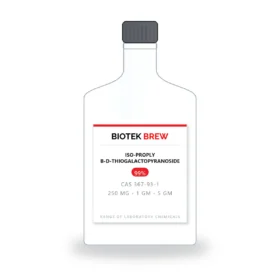ISO-PROPLY B-D-THIOGALACTOPYRANOSIDE - BioTek Brew laboratory chemical, CAS 367-93-1, pack sizes 250 mg - 1 gm - 5 gm