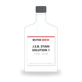 J.S.B. STAIN SOLUTION 1 - BioTek Brew laboratory chemical, pack sizes 125 ml - 500 ml