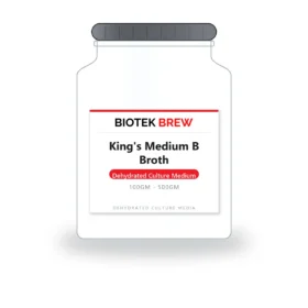King's Medium B Broth - BioTek Brew dehydrated culture medium, pack sizes 100gm - 500gm
