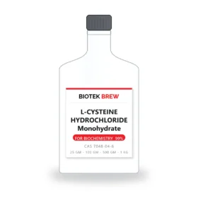 L-CYSTEINE HYDROCHLORIDE Monohydrate - BioTek Brew laboratory chemical, CAS 7048-04-6