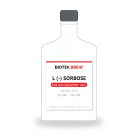 L (-) SORBOSE - BioTek Brew laboratory chemical, CAS 87-79-6, pack sizes 25 gm - 100 gm