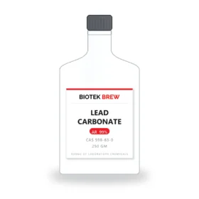 LEAD CARBONATE - BioTek Brew laboratory chemical, CAS 598-63-0, pack sizes 250 gm