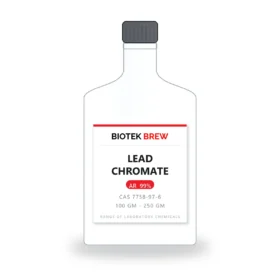 LEAD CHROMATE - BioTek Brew laboratory chemical, CAS 7758-97-6, pack sizes 100 gm - 250 gm