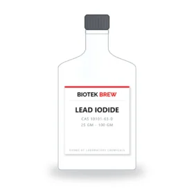 LEAD IODIDE - BioTek Brew laboratory chemical, CAS 10101-63-0, pack sizes 25 gm - 100 gm