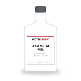 LEAD METAL FOIL - BioTek Brew laboratory chemical, CAS 7439-92-1, pack sizes 250 gm - 500 gm