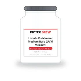 Listeria Enrichment Medium Base (UVM Medium) - BioTek Brew dehydrated culture medium, pack sizes 100gm - 500gm