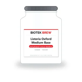 Listeria Oxford Medium Base - BioTek Brew dehydrated culture medium, pack sizes 100gm - 500gm