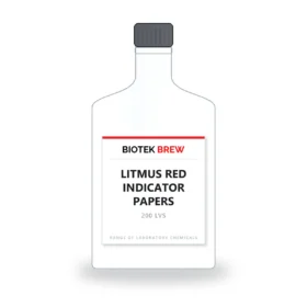 LITMUS RED INDICATOR PAPERS - BioTek Brew laboratory chemical, pack sizes 200 lvs