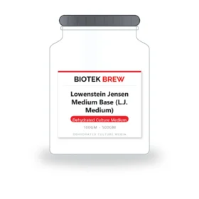 Lowenstein Jensen Medium Base (L.J. Medium) - BioTek Brew dehydrated culture medium, pack sizes 100gm - 500gm
