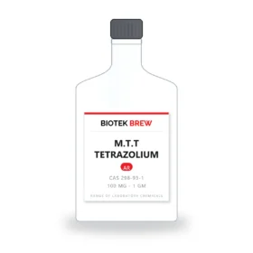 M.T.T TETRAZOLIUM - BioTek Brew laboratory chemical, CAS 298-93-1, pack sizes 100 mg - 1 gm