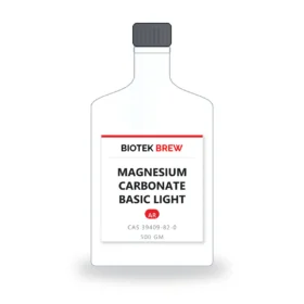 MAGNESIUM CARBONATE BASIC LIGHT - BioTek Brew laboratory chemical, CAS 39409-82-0, pack sizes 500 gm