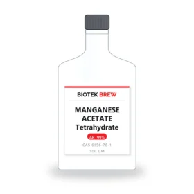 MANGANESE ACETATE Tetrahydrate - BioTek Brew laboratory chemical, CAS 6156-78-1, pack sizes 500 gm