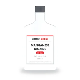 MANGANESE DIOXIDE - BioTek Brew laboratory chemical, CAS 1313-13-9, pack sizes 500 gm