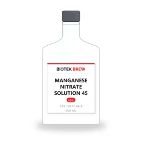 MANGANESE NITRATE SOLUTION 45 - BioTek Brew laboratory chemical, CAS 10377-66-9, pack sizes 500 ml