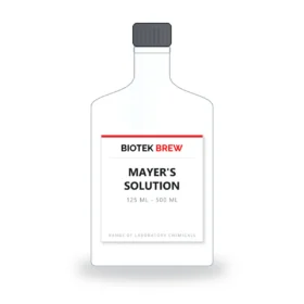 MAYER'S SOLUTION - BioTek Brew laboratory chemical, pack sizes 125 ml - 500 ml