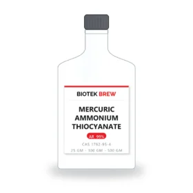 MERCURIC AMMONIUM THIOCYANATE - BioTek Brew laboratory chemical, CAS 1762-95-4, pack sizes 25 gm - 100 gm - 500 gm