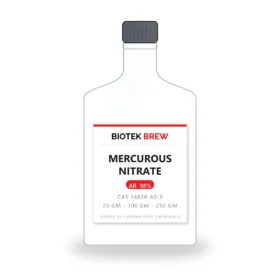 MERCUROUS NITRATE - BioTek Brew laboratory chemical, CAS 14836-60-3, pack sizes 25 gm - 100 gm - 250 gm