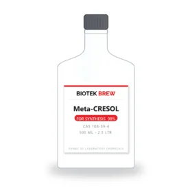 Meta-CRESOL - BioTek Brew laboratory chemical, CAS 108-39-4, pack sizes 500 ml - 2.5 Ltr.