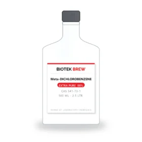 Meta-DICHLOROBENZENE - BioTek Brew laboratory chemical, CAS 541-73-1, pack sizes 500 ml - 2.5 Ltr.