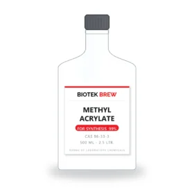METHYL ACRYLATE - BioTek Brew laboratory chemical, CAS 96-33-3, pack sizes 500 ml - 2.5 Ltr.