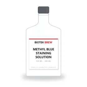 METHYL BLUE STAINING SOLUTION - BioTek Brew laboratory chemical, pack sizes 125 ml - 500 ml