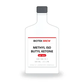 METHYL ISO BUTYL KETONE - BioTek Brew laboratory chemical, CAS 108-10-1, pack sizes 500 ml - 2.5 Ltr.