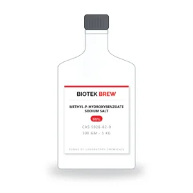 METHYL-P-HYDROXYBENZOATE SODIUM SALT - BioTek Brew laboratory chemical, CAS 5026-62-0, pack sizes 500 gm - 5 kg