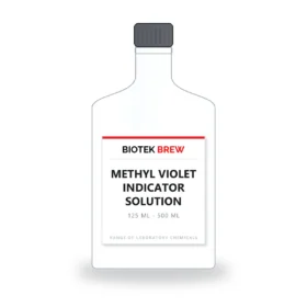 METHYL VIOLET INDICATOR SOLUTION - BioTek Brew laboratory chemical, pack sizes 125 ml - 500 ml