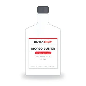 MOPSO BUFFER - BioTek Brew laboratory chemical, CAS 68399-77-9, pack sizes 25 gm