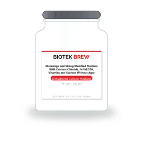 Murashige and Skoog Modified Medium With Calcium Chloride, FeNaEDTA, Vitamins and - BioTek Brew dehydrated culture medium